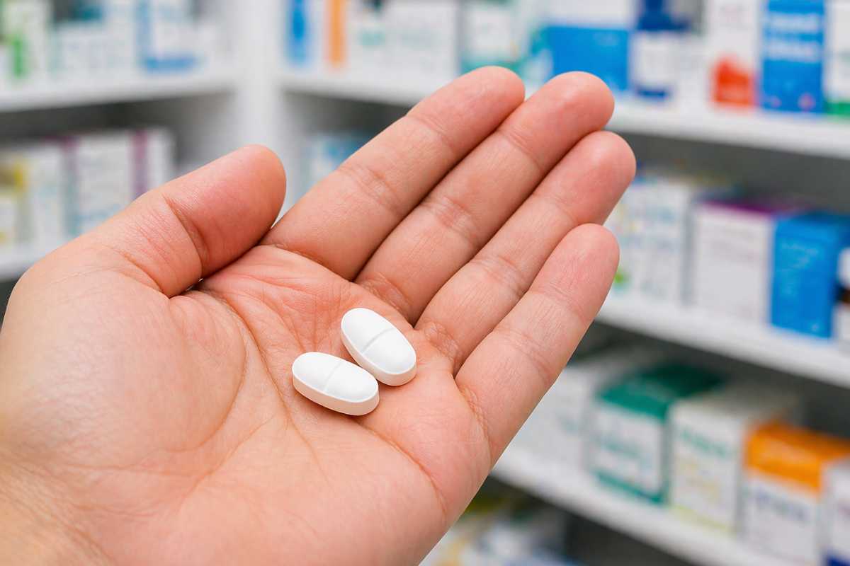 Compresse nella mano 