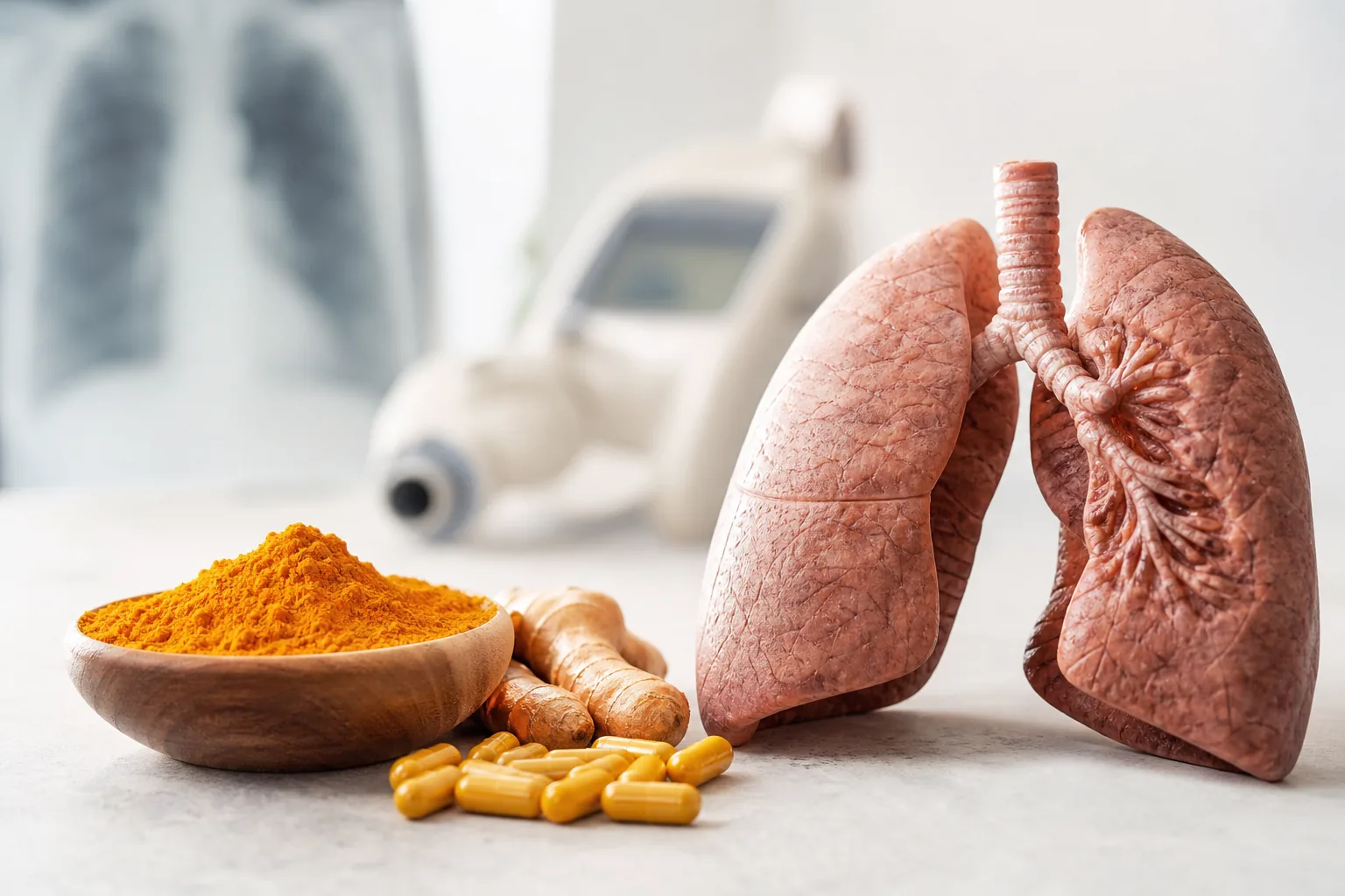 Curcumina contro l'infiammazione nella BPCO: cosa dicono gli studi clinici sulle sue proprietà terapeutiche