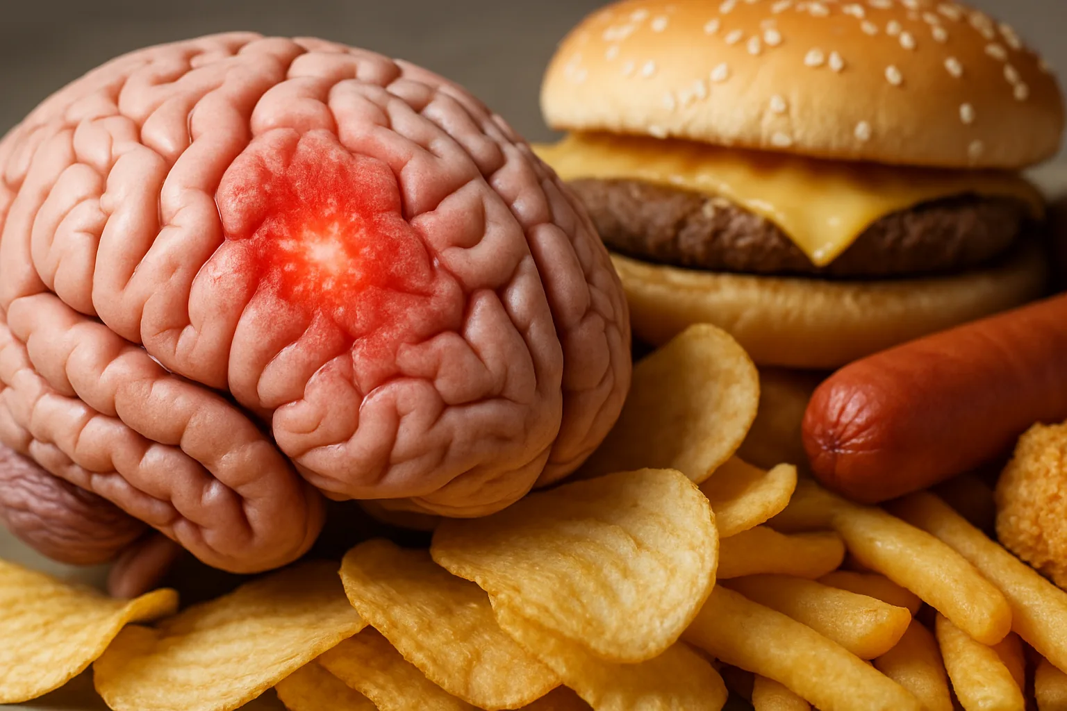 Cibi ultraprocessati legati a lesioni cerebrali silenziose: nuovo allarme nutrizionale