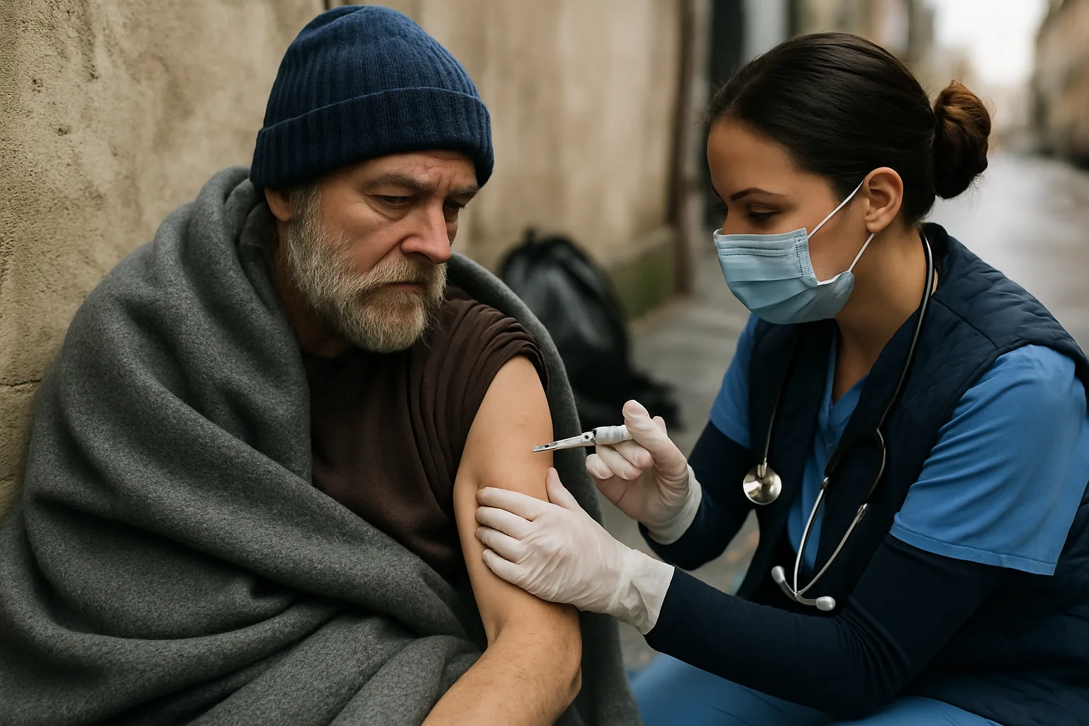 Vaccini invernali gratuiti per i senzatetto: l'NHS protegge i più vulnerabili prima della stagione fredda